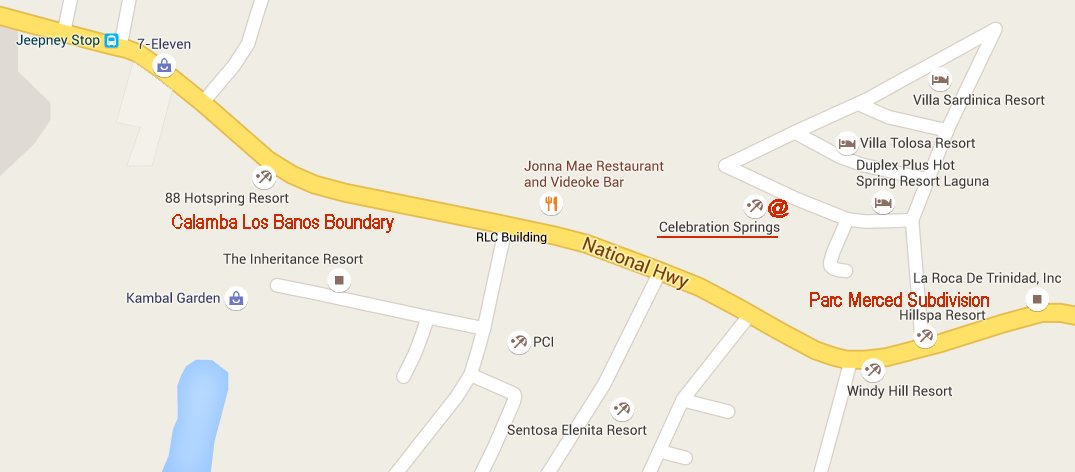 Celebration Springs Los Banos Map